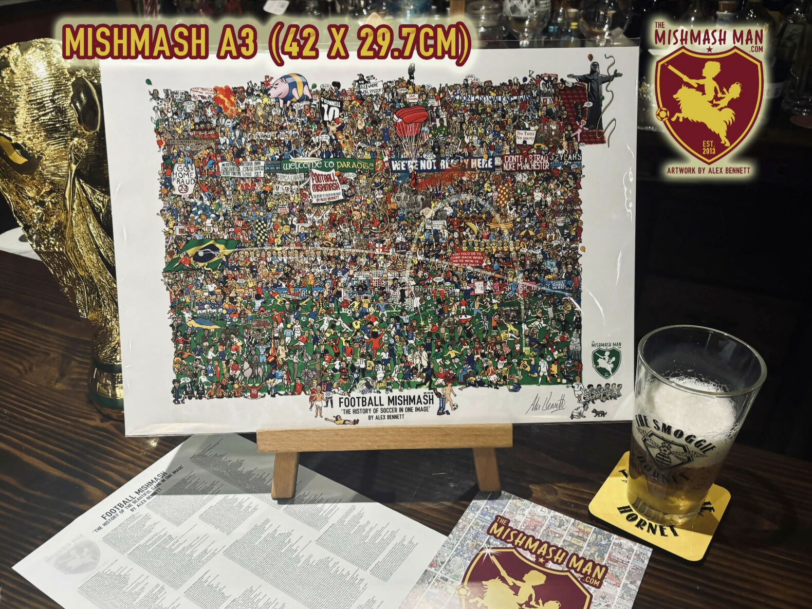 Football Mishmash - The History of Soccer in One Image