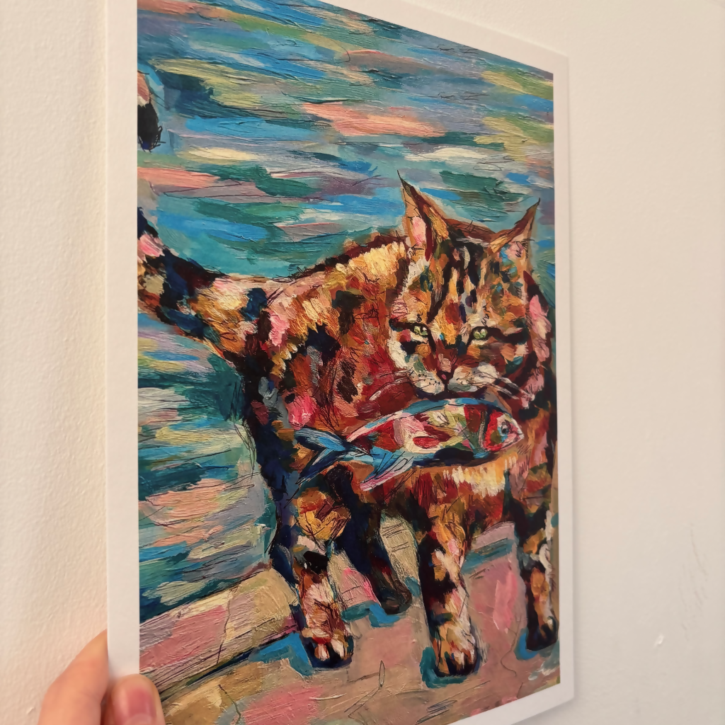 A4 Cat Print