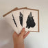 Lino Printed Greetings Card - Party Pooper