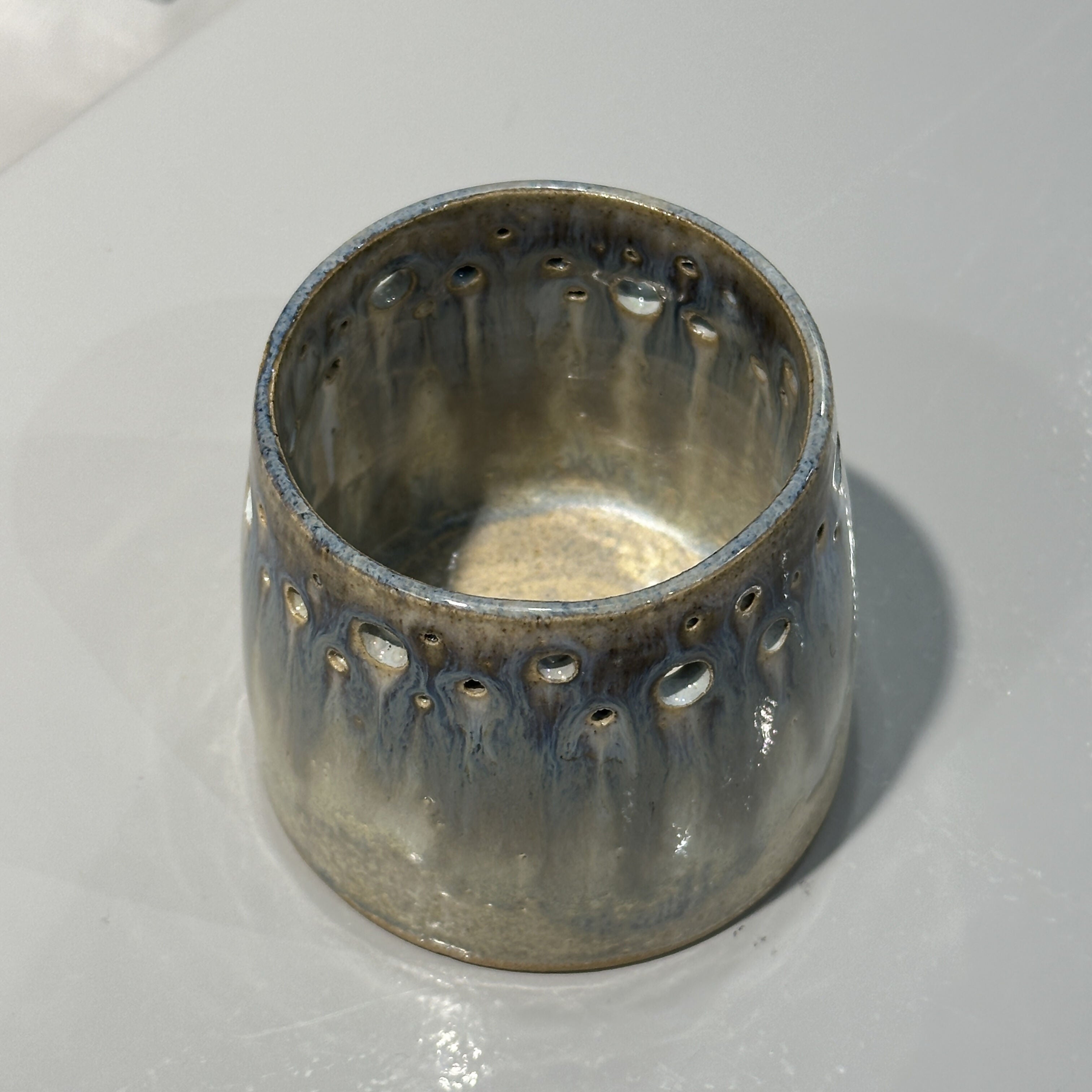 Blue Circles Pot