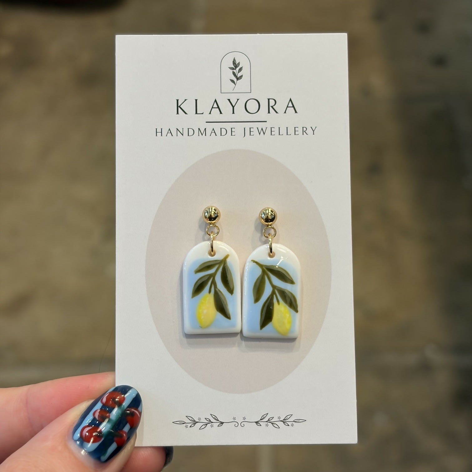 Lemon Earrings