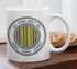 Leeds Utd Mug & Coaster Set BARCODE Design