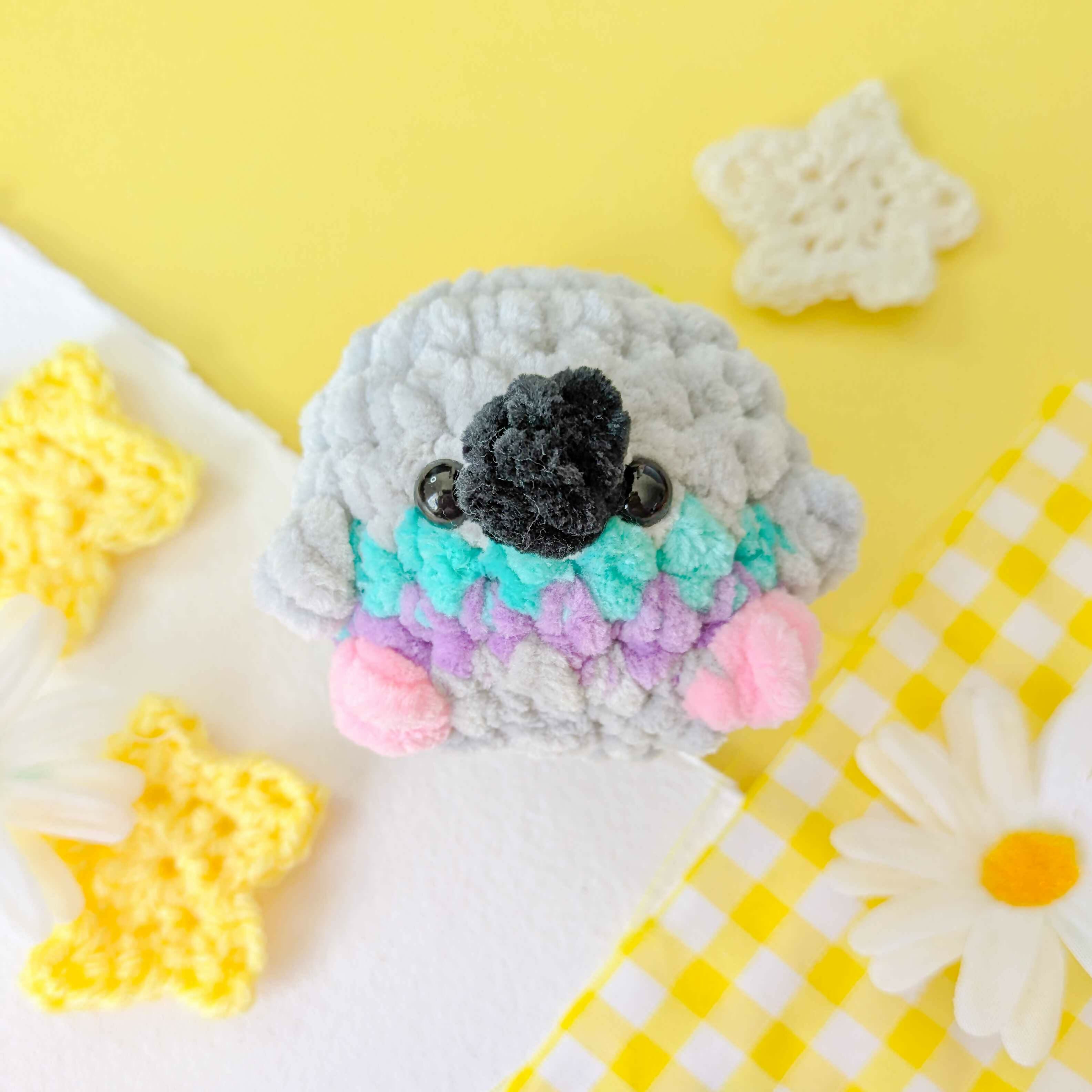 Pigeon Puff Pud - Crochet Plushie