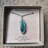 Malachite Wire Wrapped Pendant