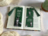 Tabby Cat Bookmark Green