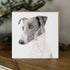 Greyhound Dog Greeting Card – Sighthound Lover Gift – Blank Inside