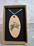 Unique Handcrafted Oval Hare Pendant