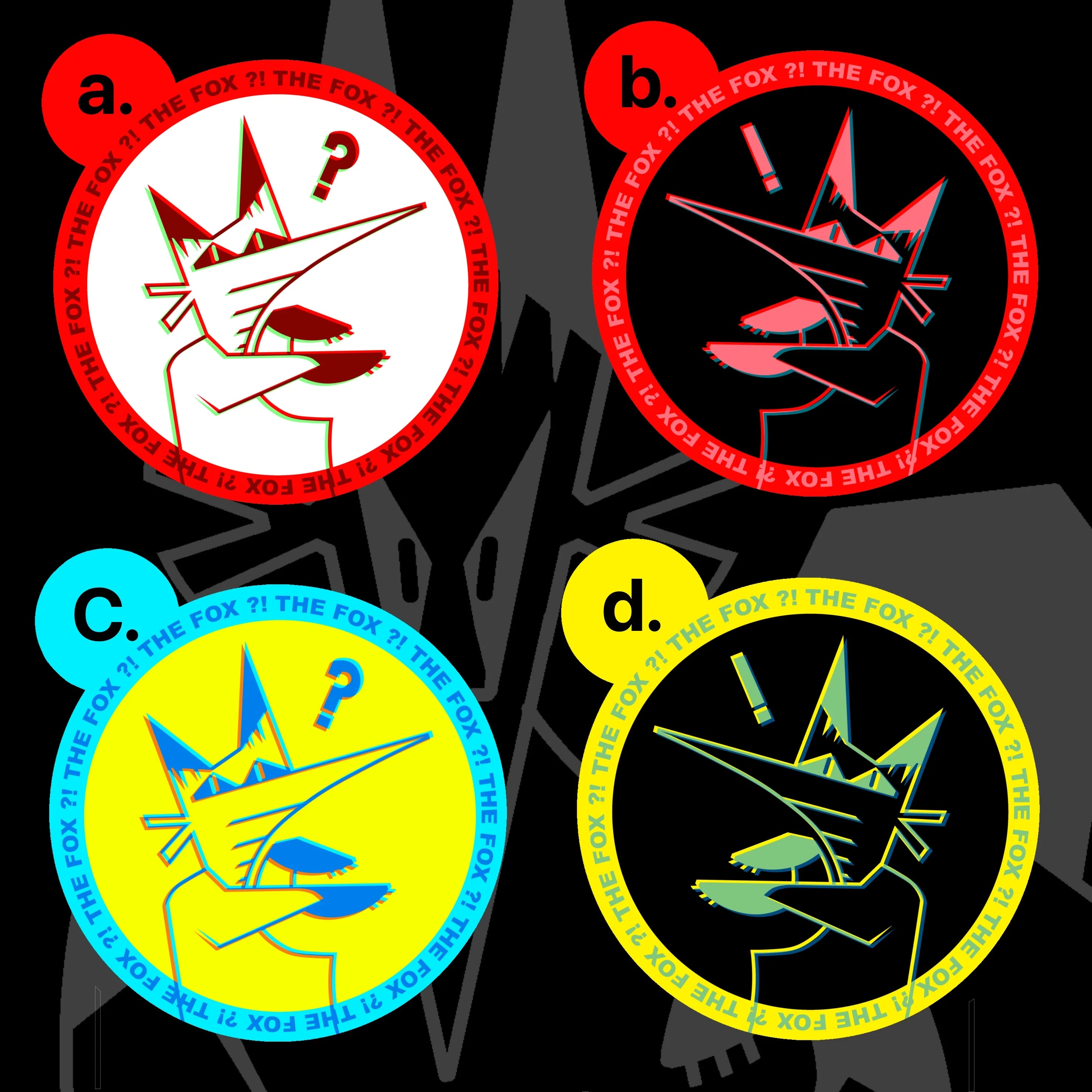 THE FOX ?! - 38mm Pin Badges