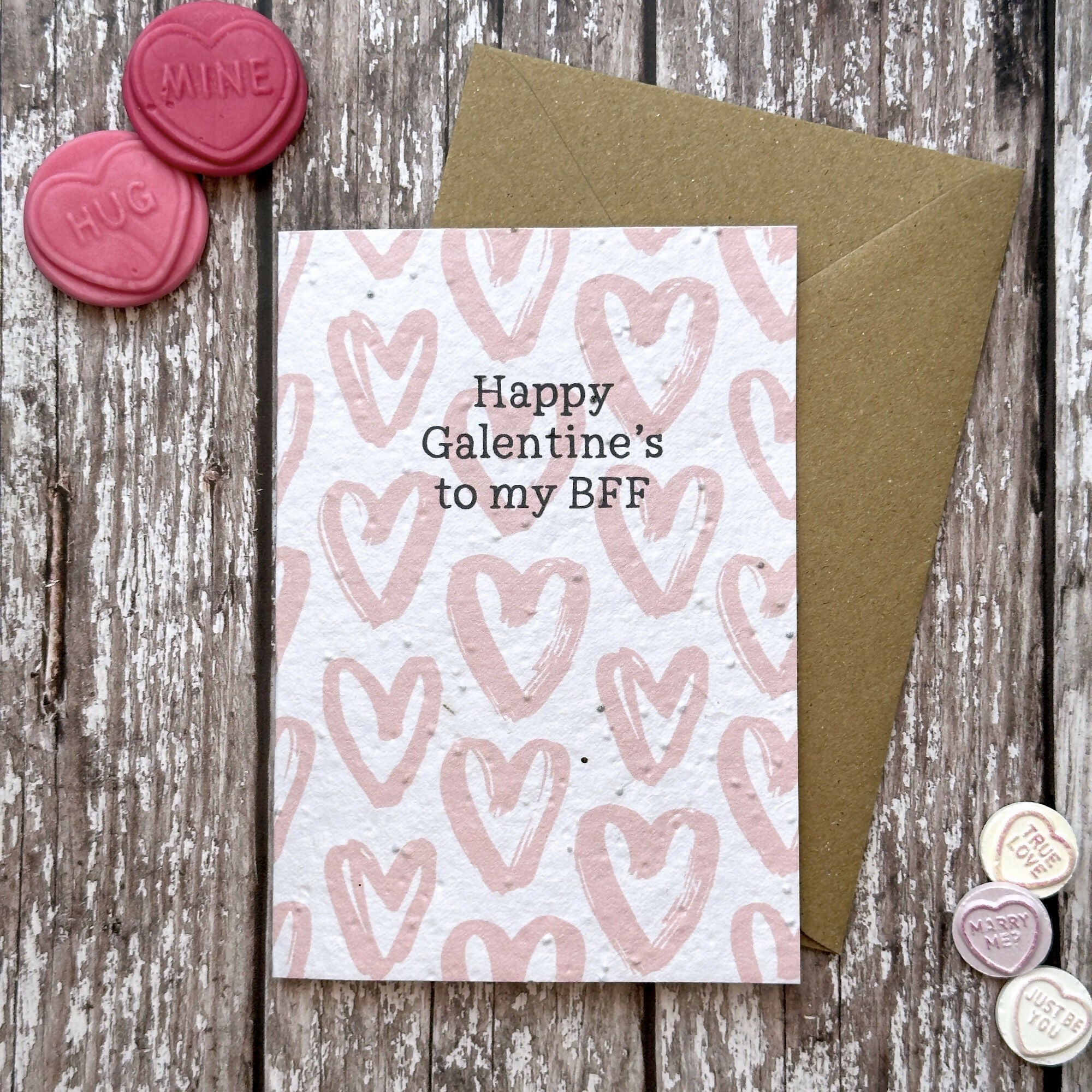 Wildflower Seeded Galentine's Card