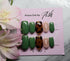 Reusable Green Tortoiseshell With Gold Detail Handmade Press On Nails