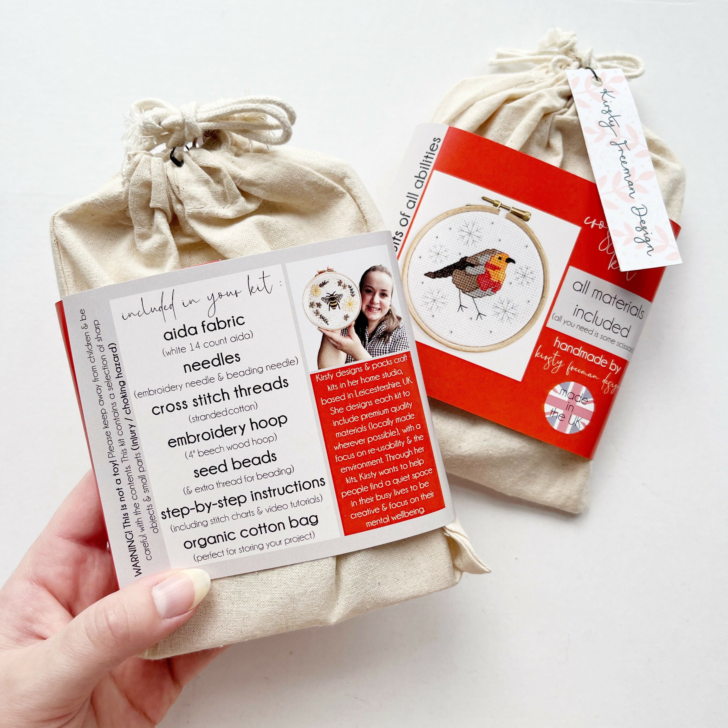 Robin Christmas Cross Stitch Kit