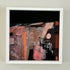 Abstract Landscape Acrylic Painting on wood panel in tray frame- 'Steppin Out'