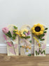 Handmade Chenille Flower Card