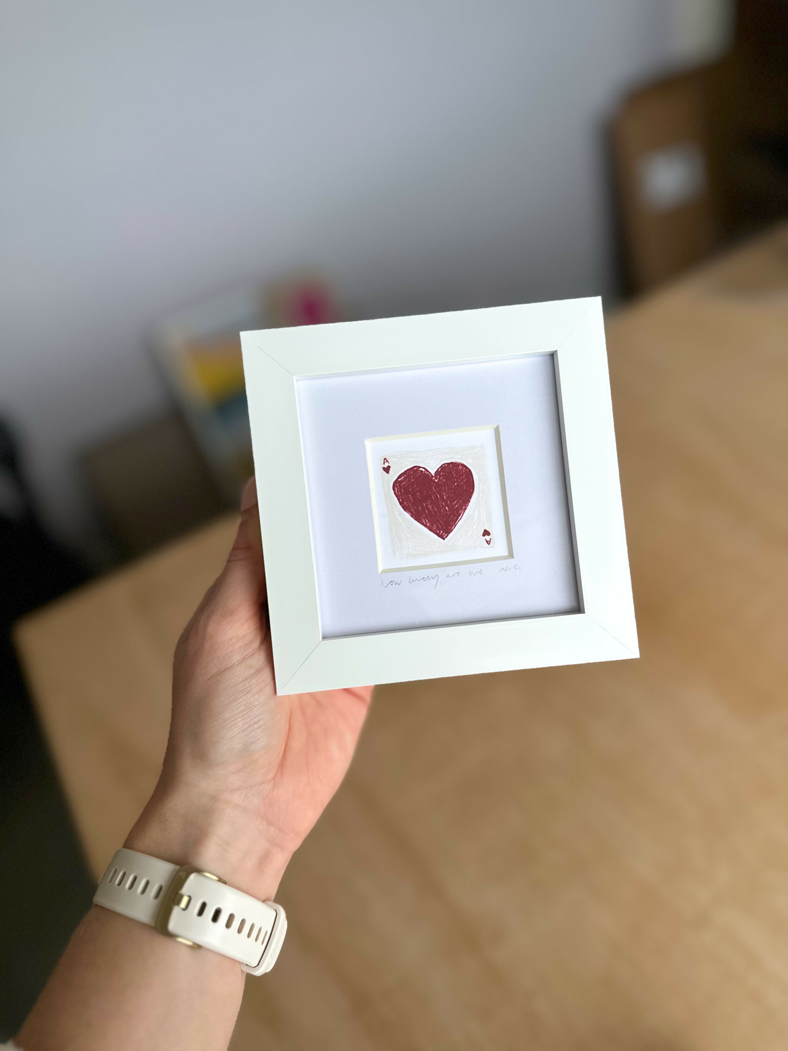 How Lucky Are We Mini Print