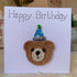 Teddy Bear Crocheted Card