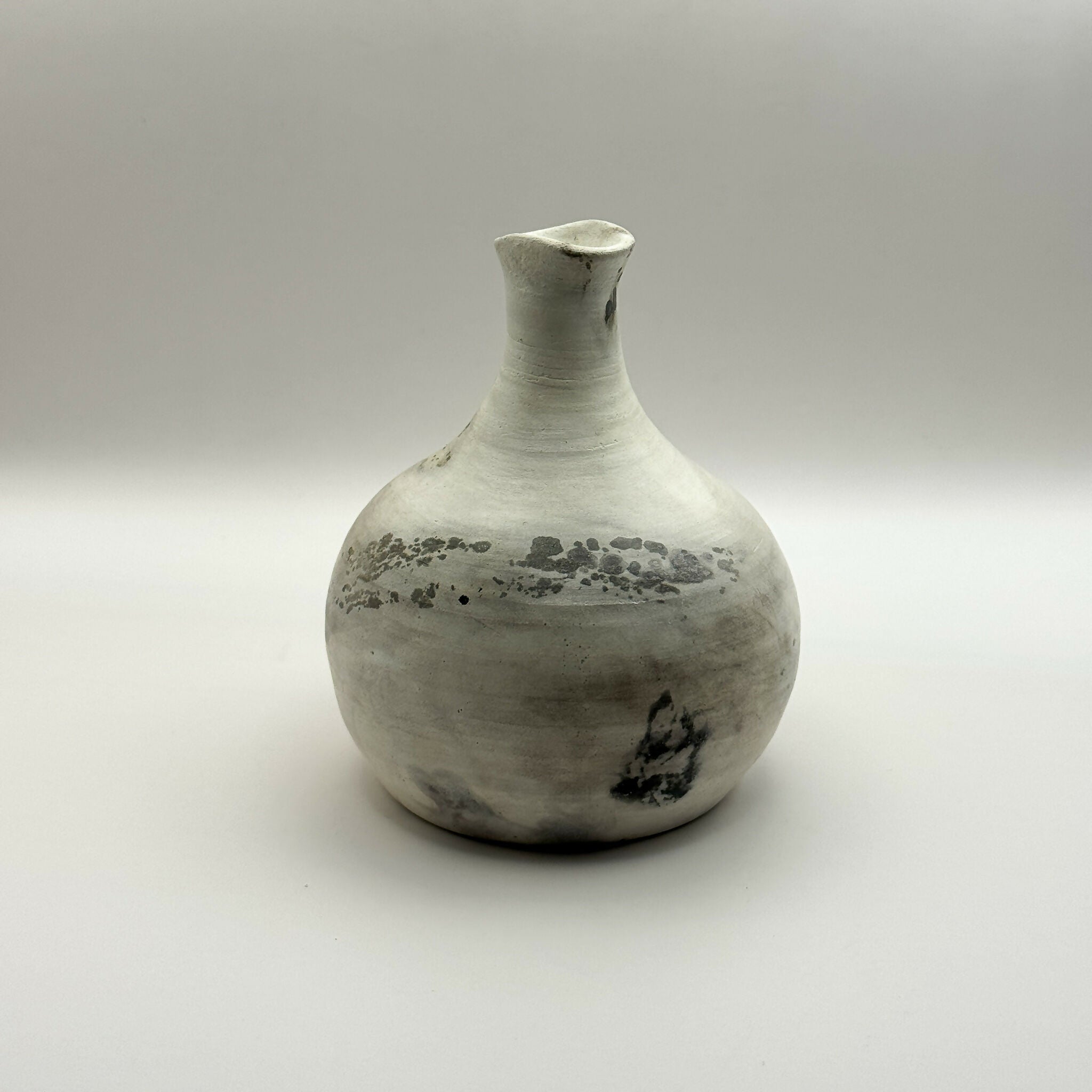 Handmade Long Neck Pit fired Vessel