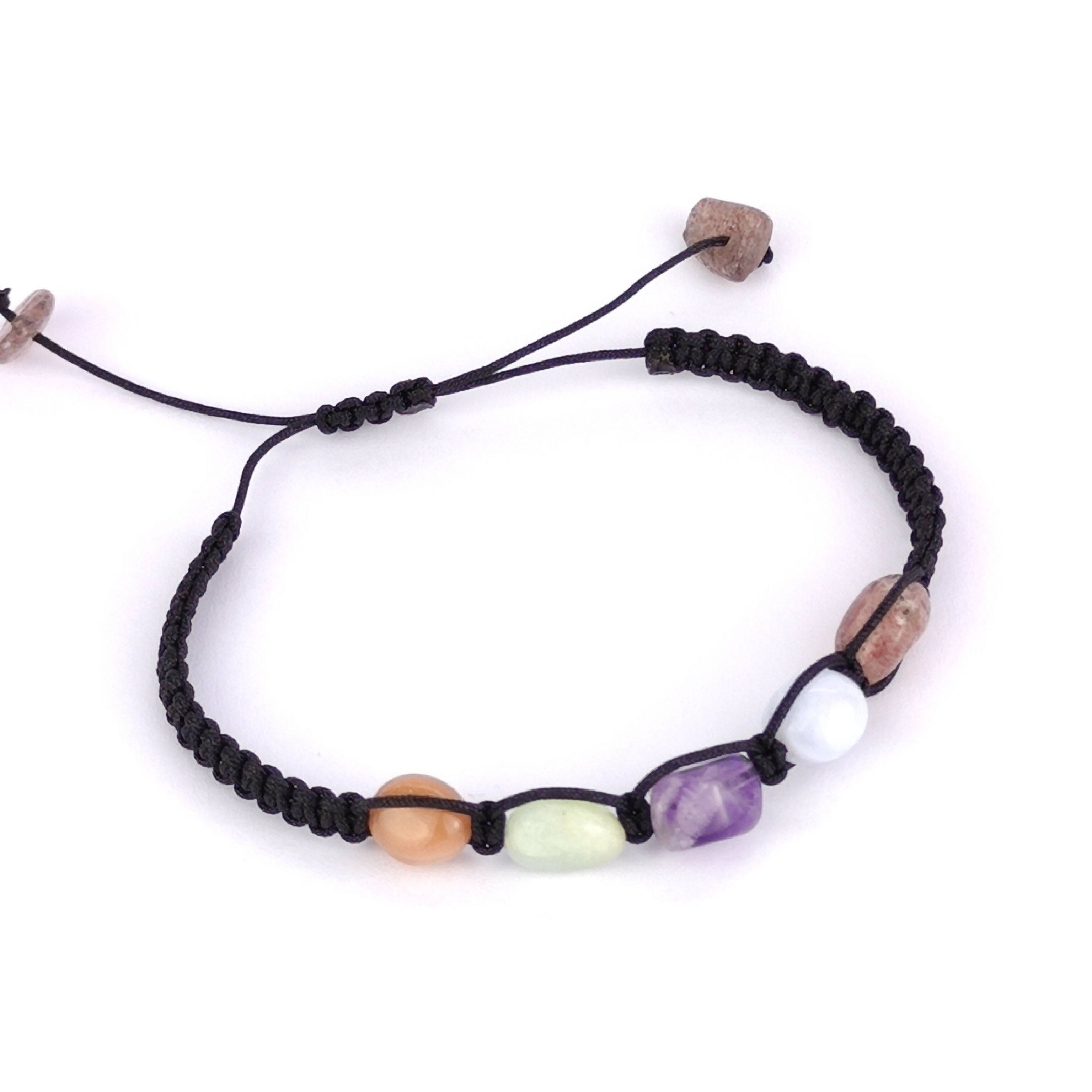 Macrame Gemstone Bracelet - Chakra Bracelet