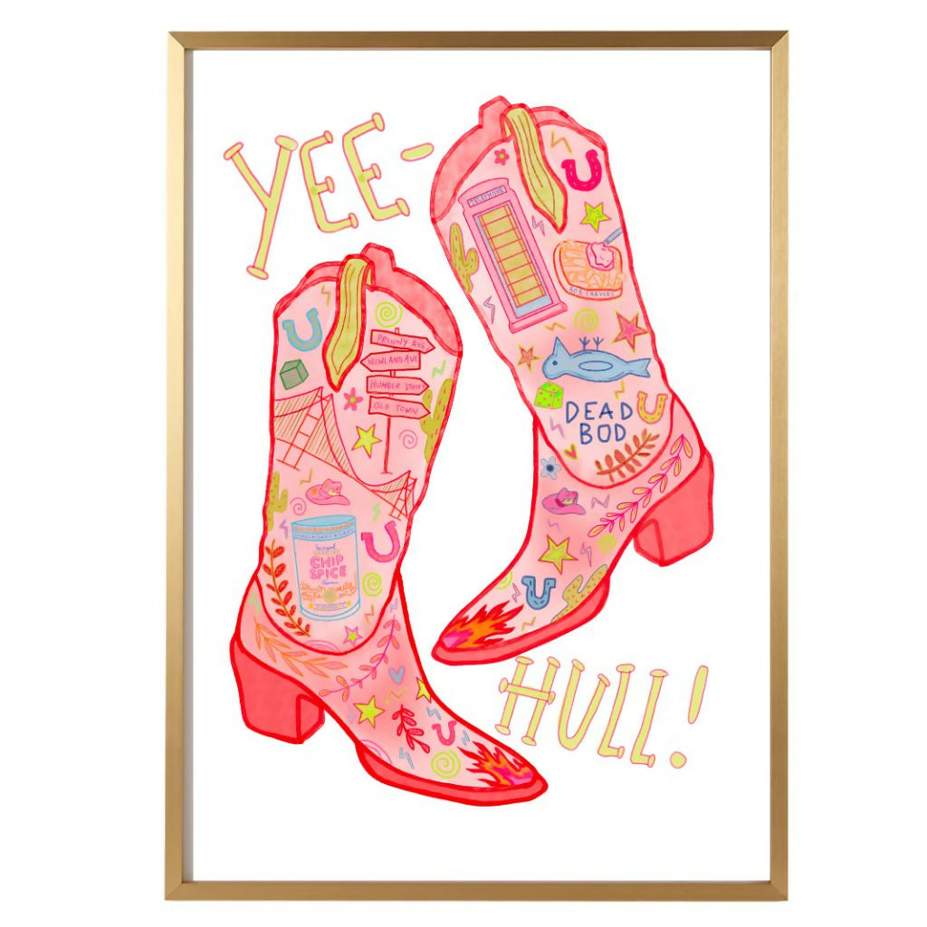 Framed A3 Yee Hull Print