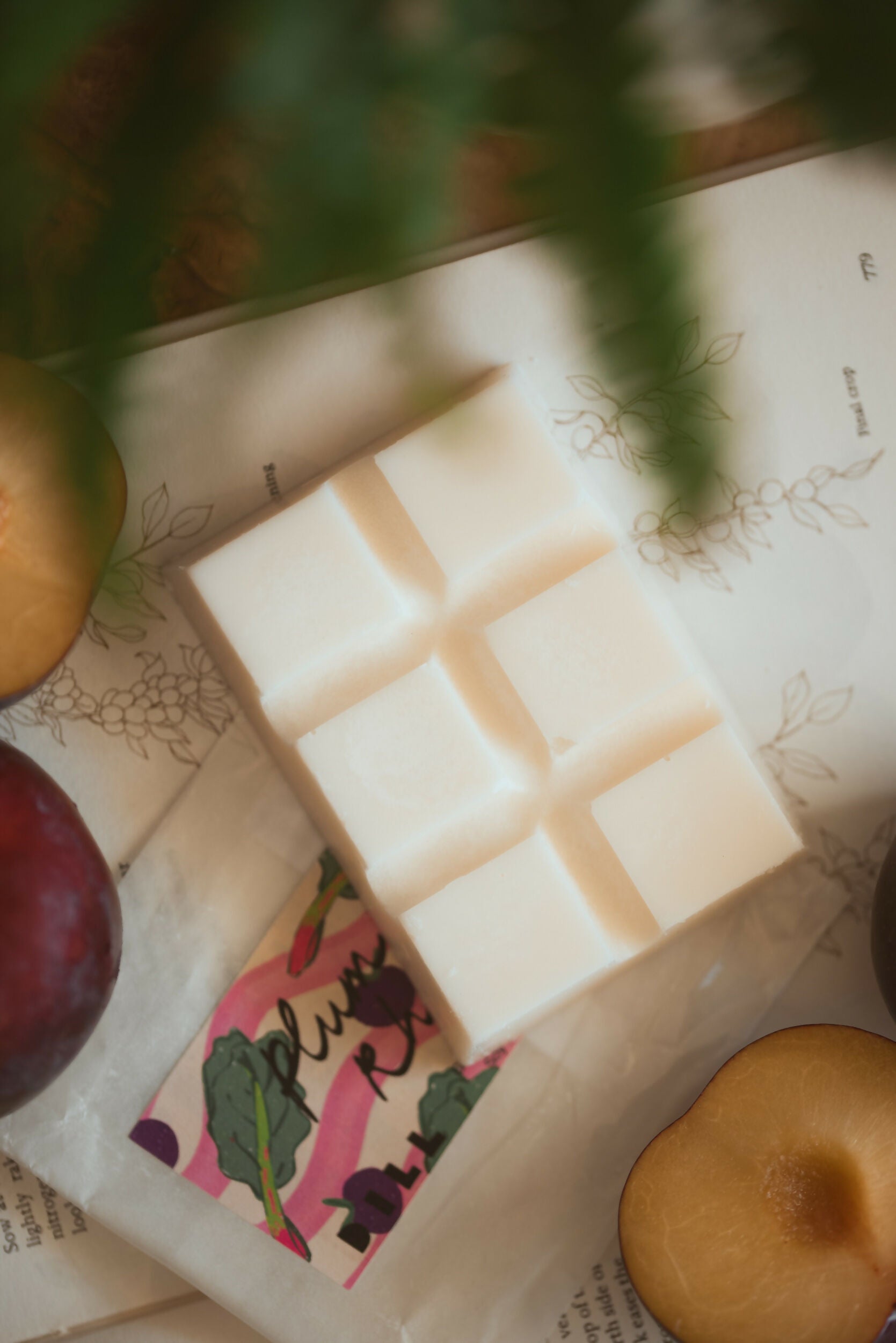 Plum and Rhubarb - Soy Wax Melt Snap Bar