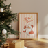 TIS THE SEASON CHRISTMAS WALL ART PRINT