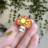 Dawn Mushroom Wooden Pin