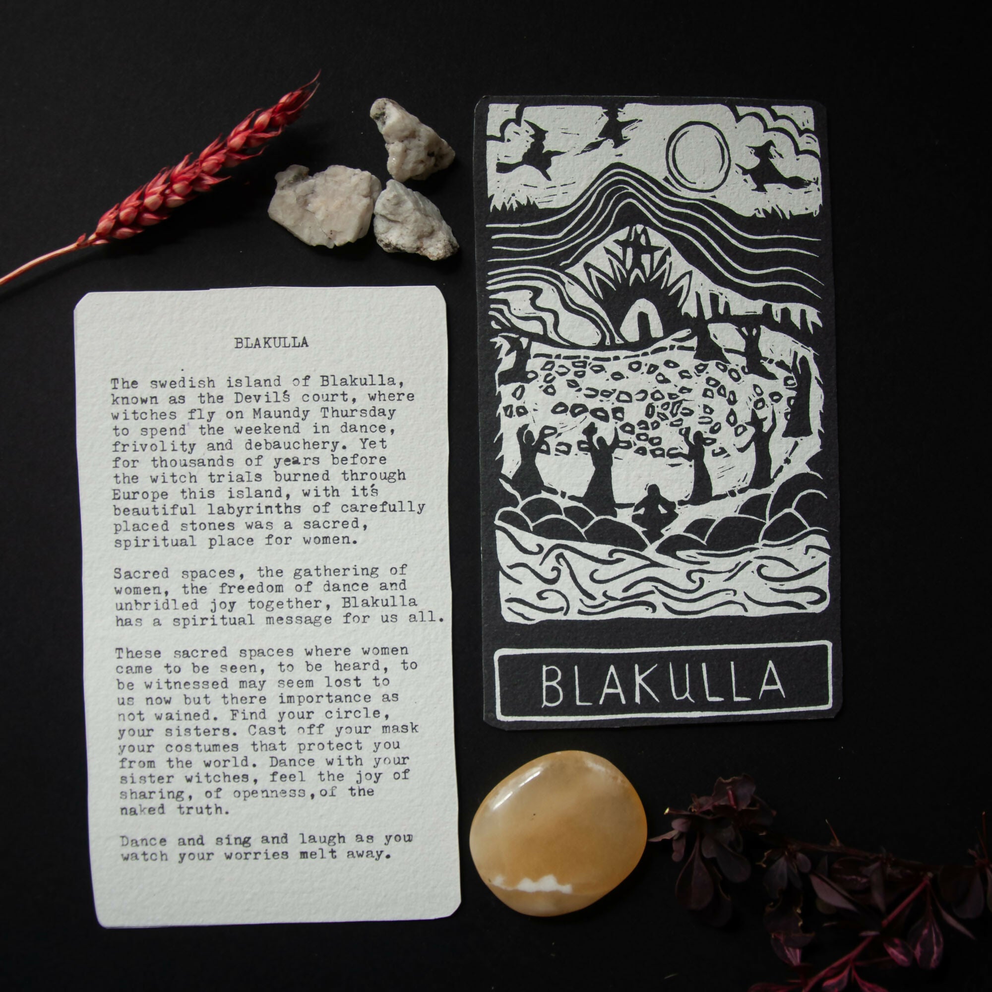 BLAKULLA GODDESS ALTAR CARD