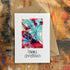 Abstract Star with Sparkle Christmas Card