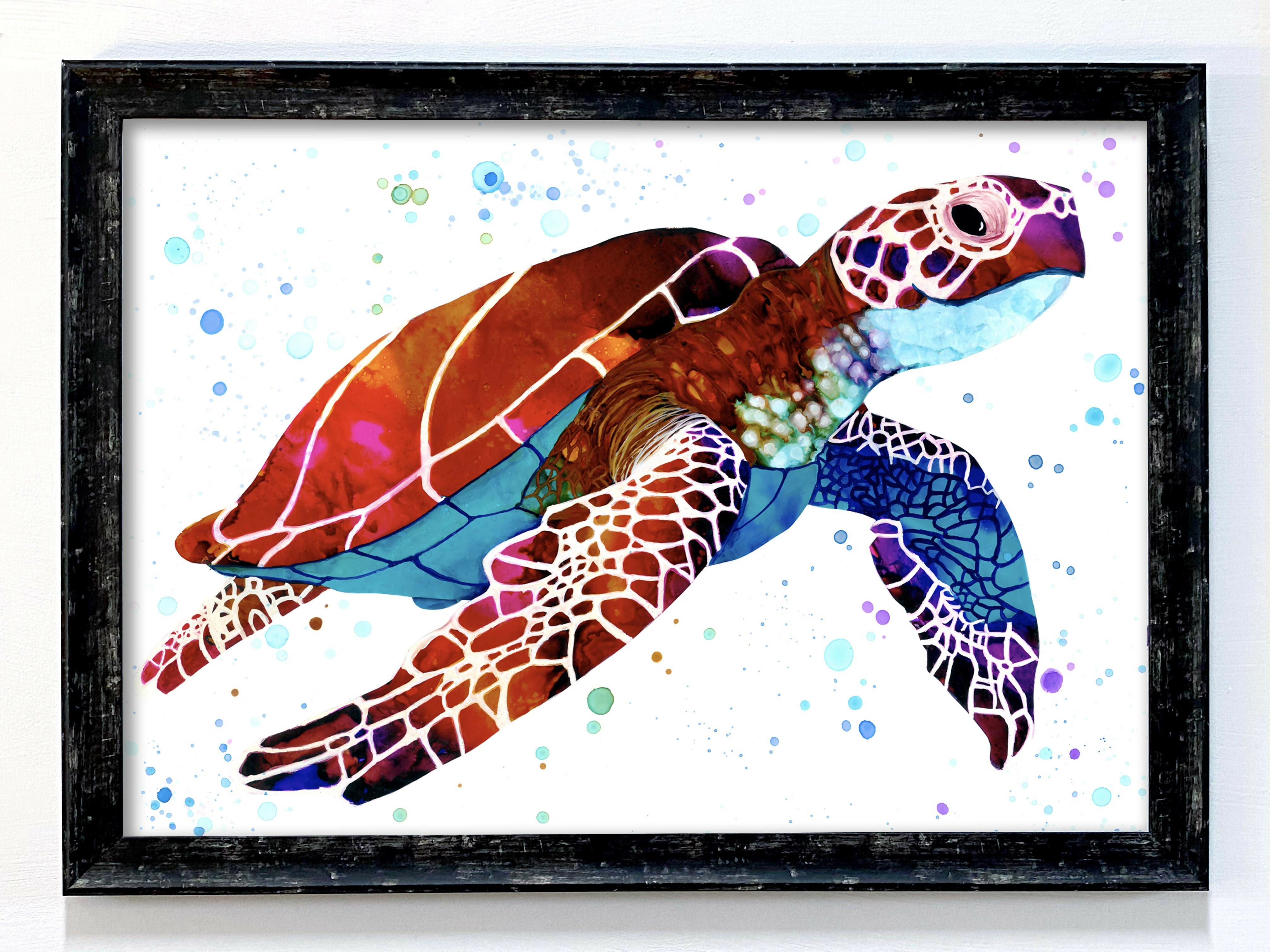 Framed Animal Ink Fine Art Giclee Prints 594mm x 420mm