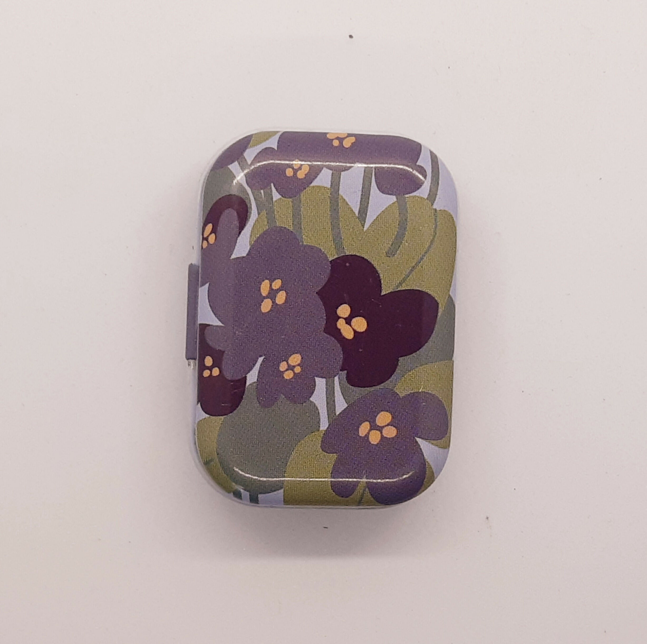 Clay House and Tree in Metal Tin