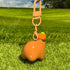 Capybara with Orange Keychain