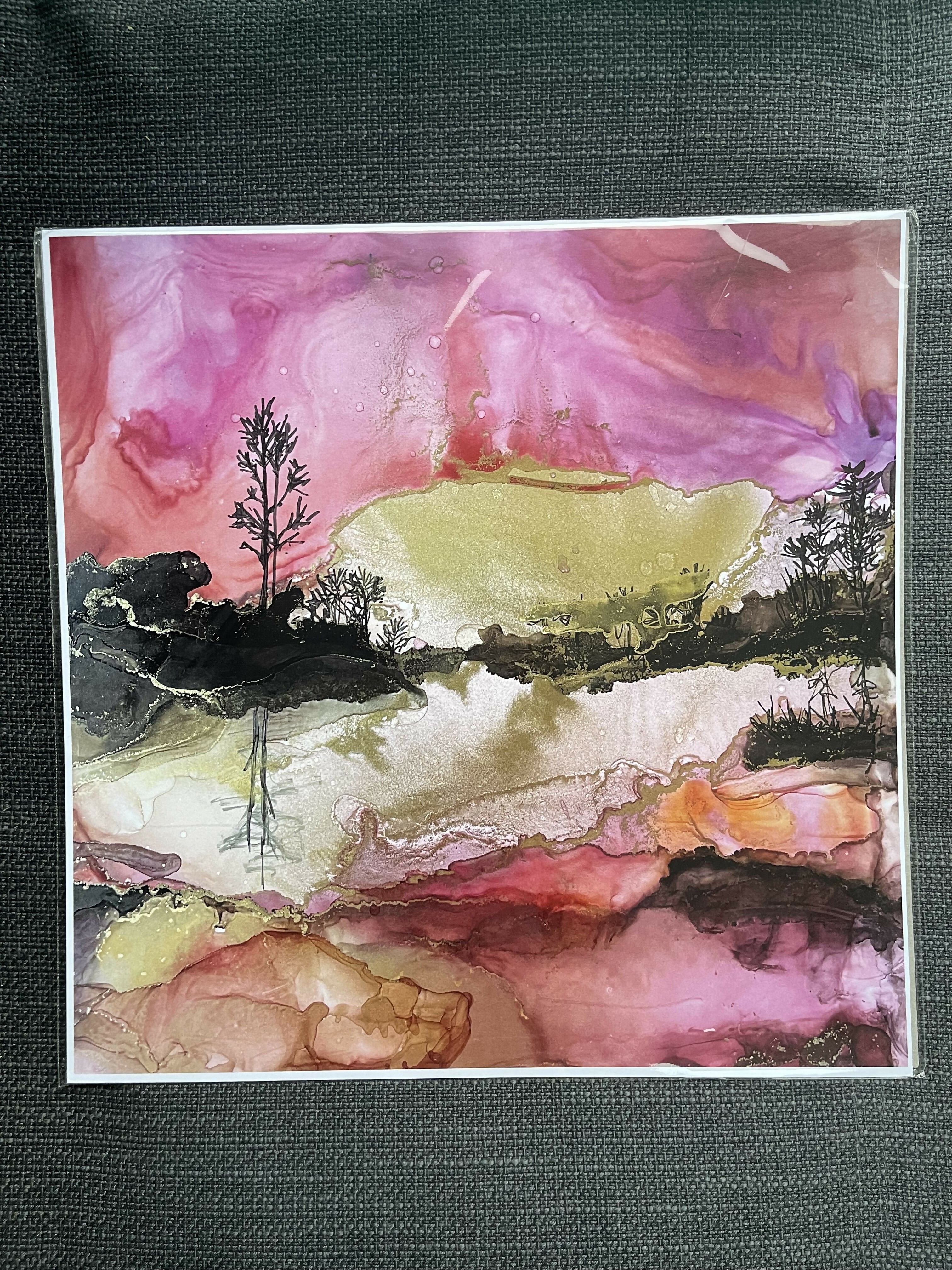 Red- Lit Skies - Limited Edition Art Print