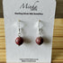 Sterling Silver with Natural Gemstones Earrings