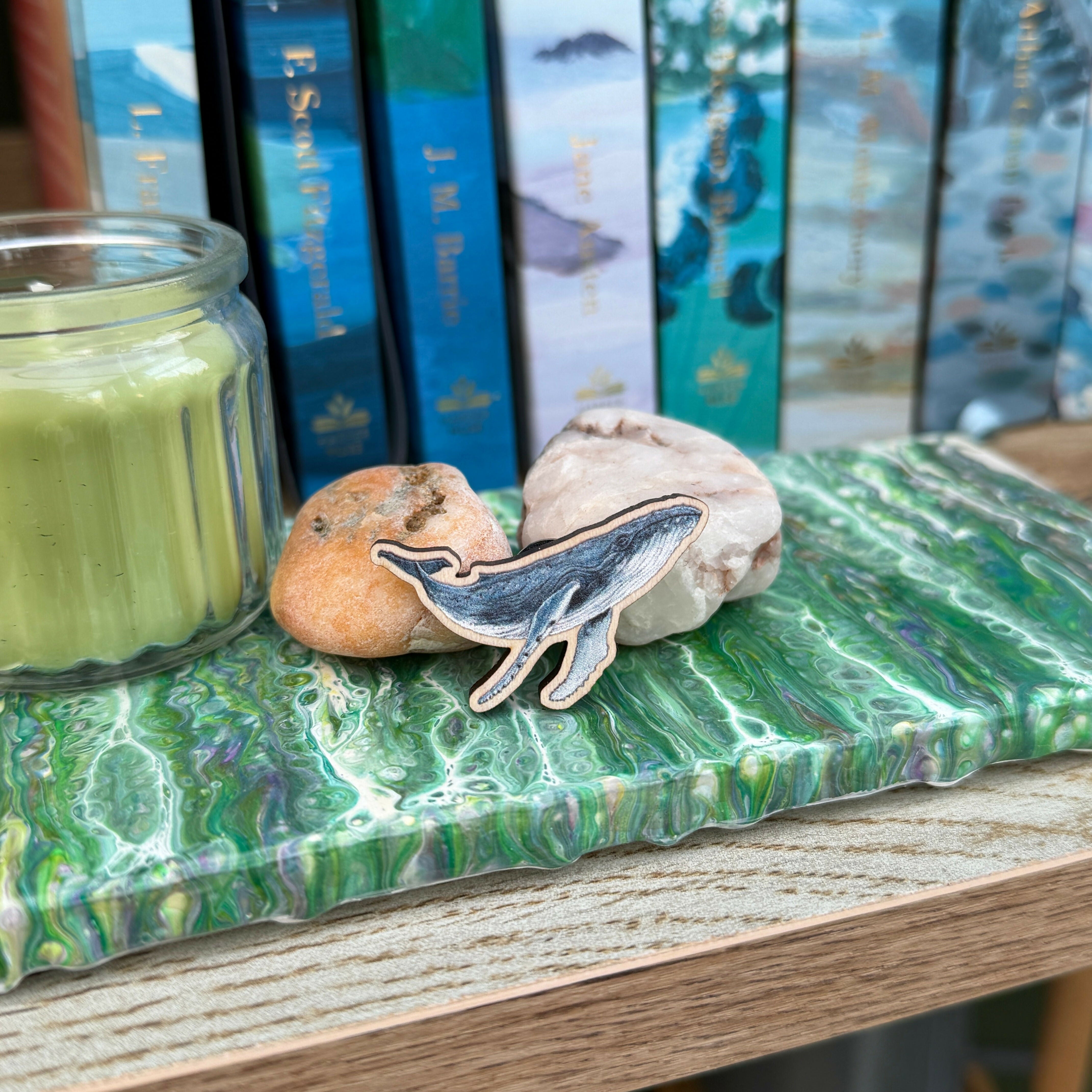 Whale - Humpback Whale - Wooden Pin