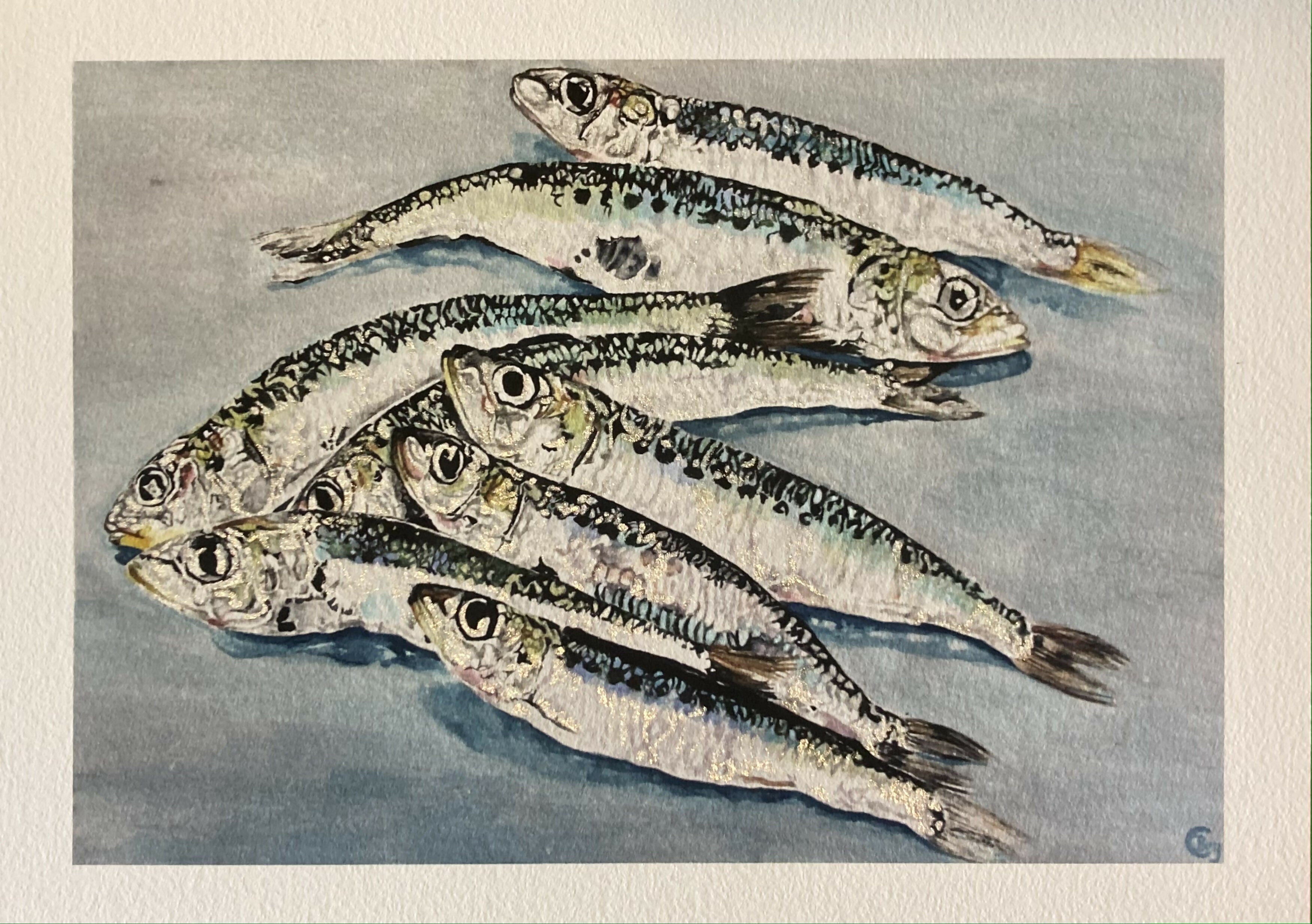 Sardines - Hand Finished Print