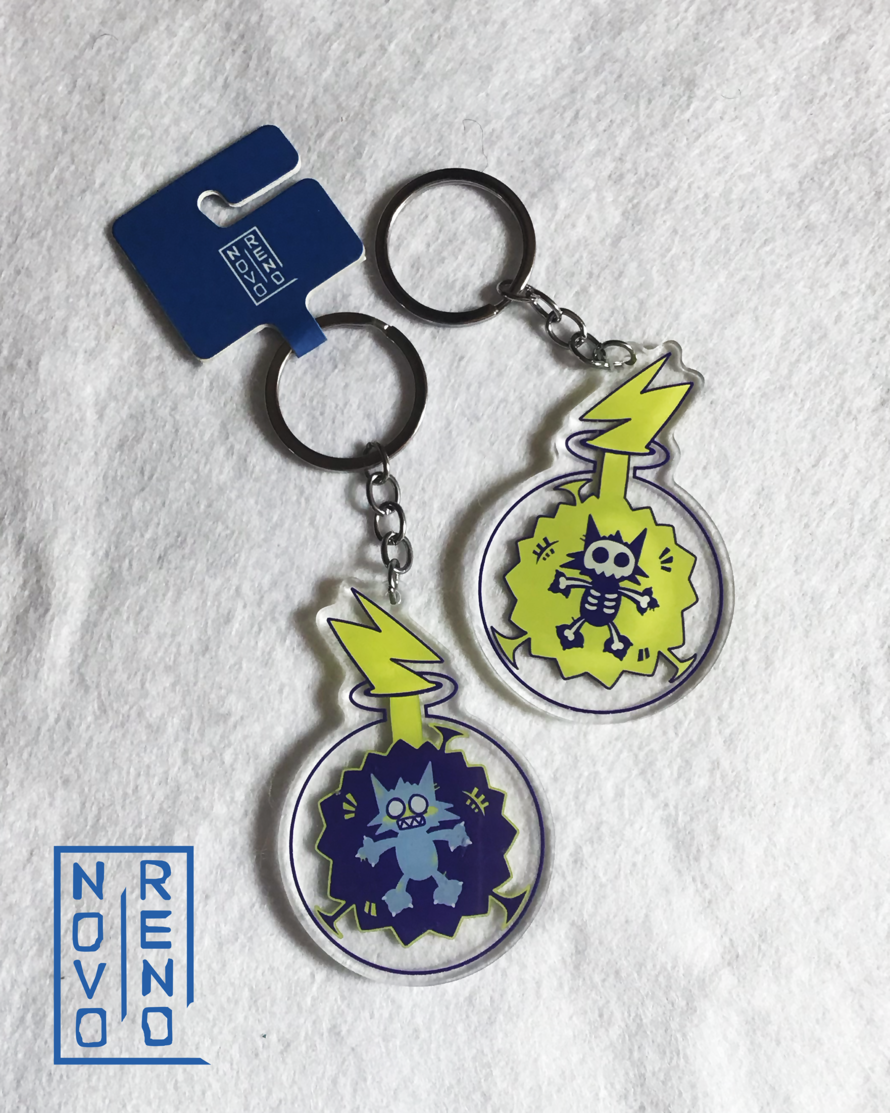 LIGHTNING IN A BOTTLE - Double Sided Acrylic Keychain