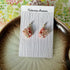 Pendant Crystal Embroidery Earrings (Waterdrop)