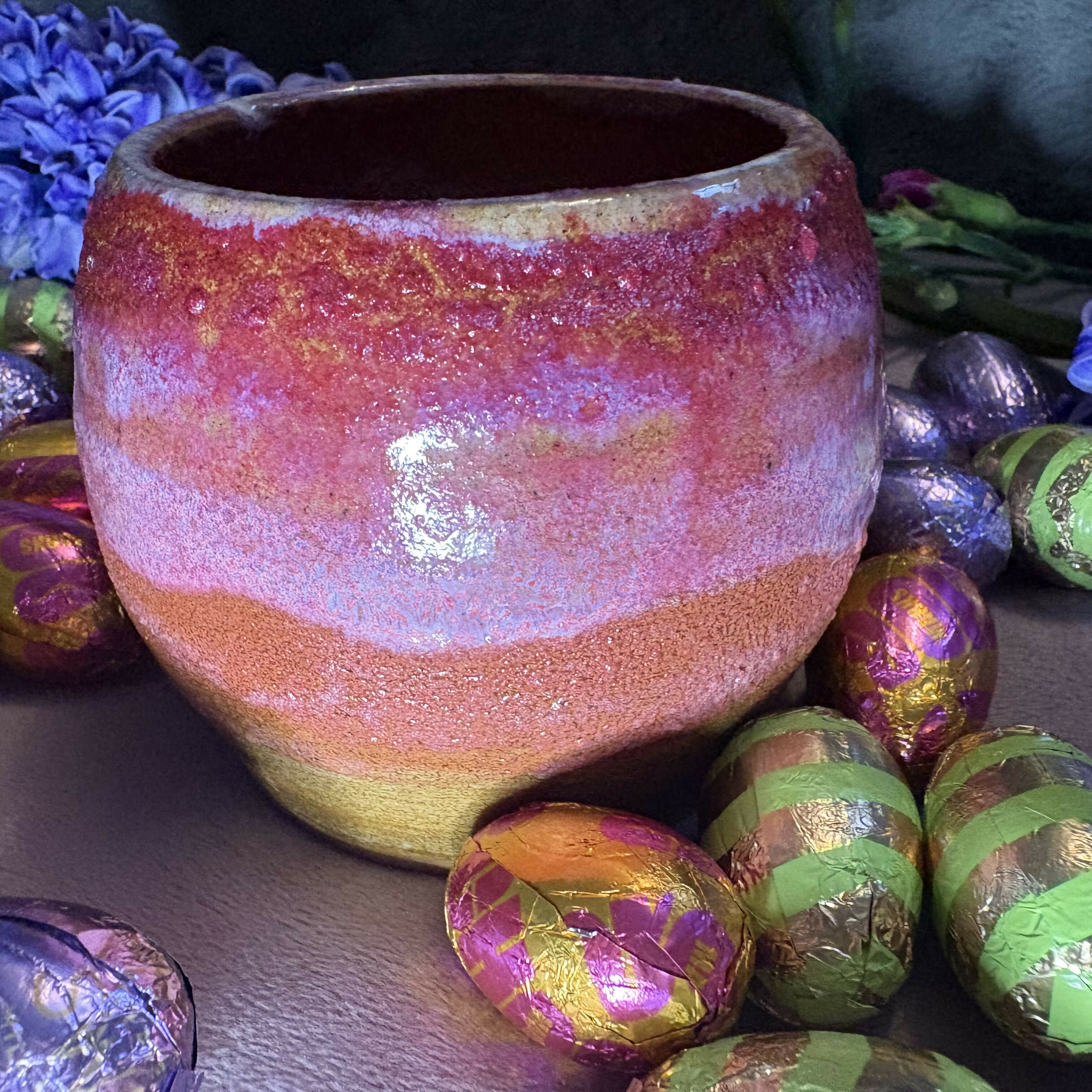 Textured Sunset Bowl