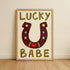 Lucky Babe Nursery Kids Print