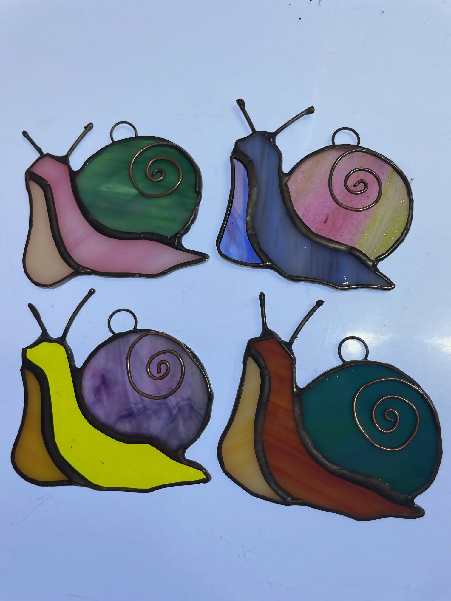 Stained Glass Snails - Assorted Colours