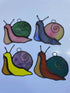 Stained Glass Snails - Assorted Colours