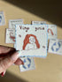 Virgo Girlie Sticker