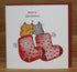 Christmas Stockings With Cats Greeting Card