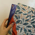 Cream Festive Berry Design Book Pouch