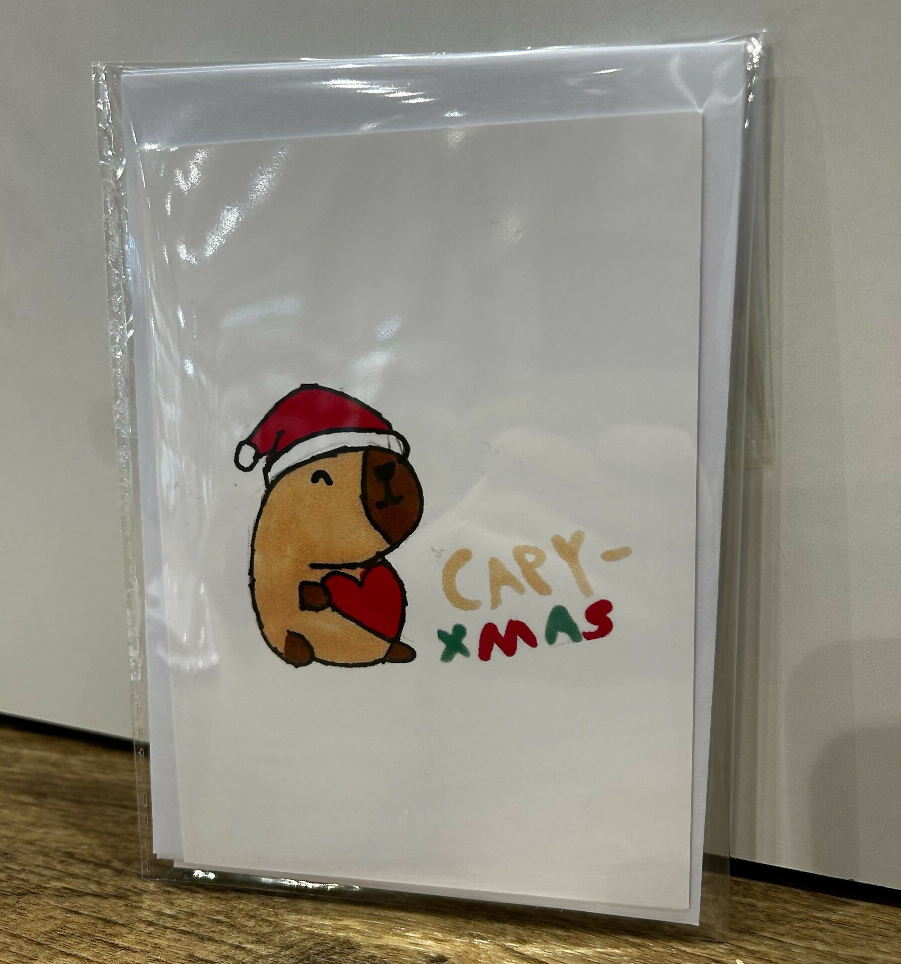 Capy-Xmas Card Twin Pack