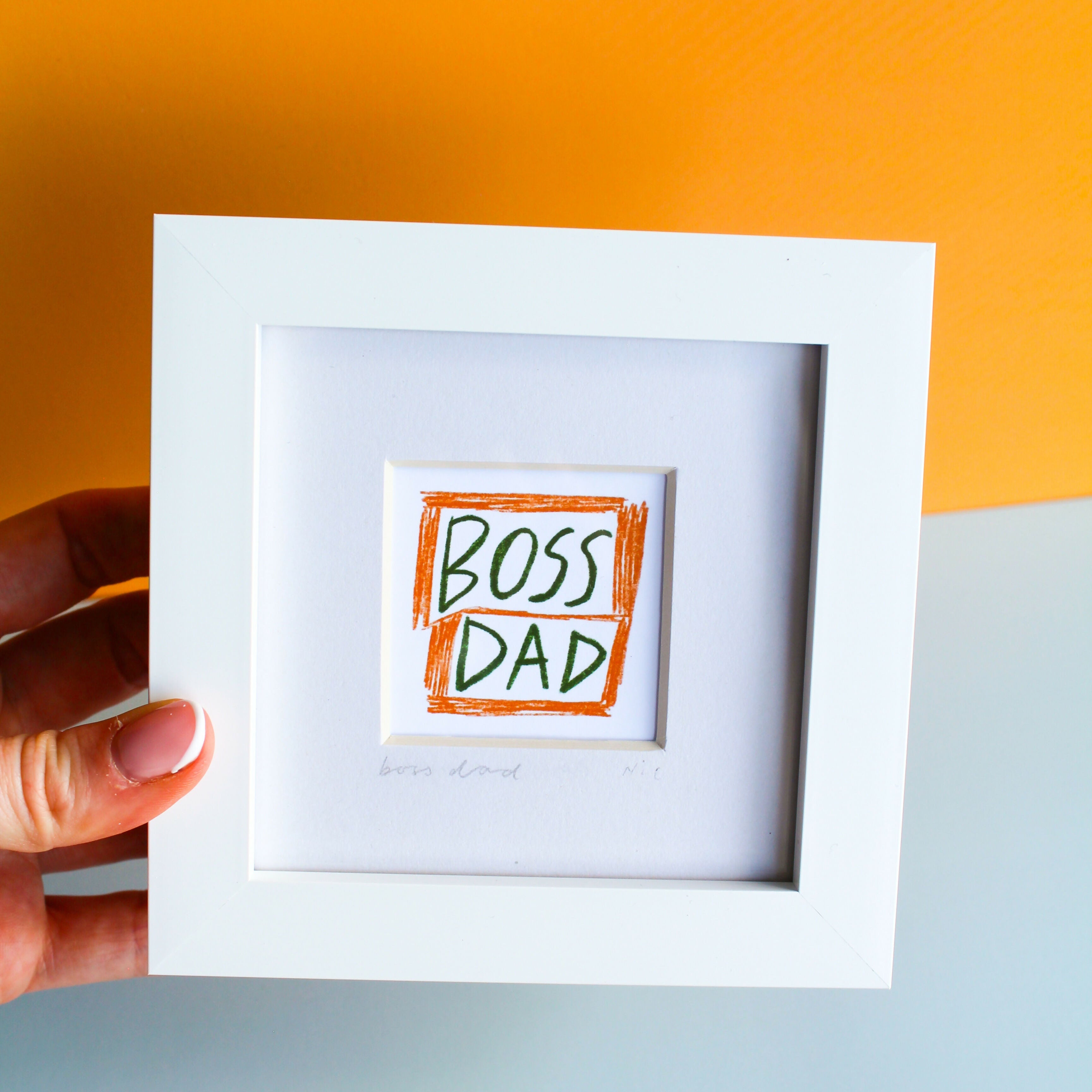 Boss Dad Mini Print