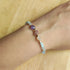 Designer Gemstone Bracalet - Handmade Jewellery - Semi-Precious Gemstones - Silver & Gold-Plated