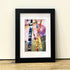 Forest 24cm x 18cm Framed (Black)
