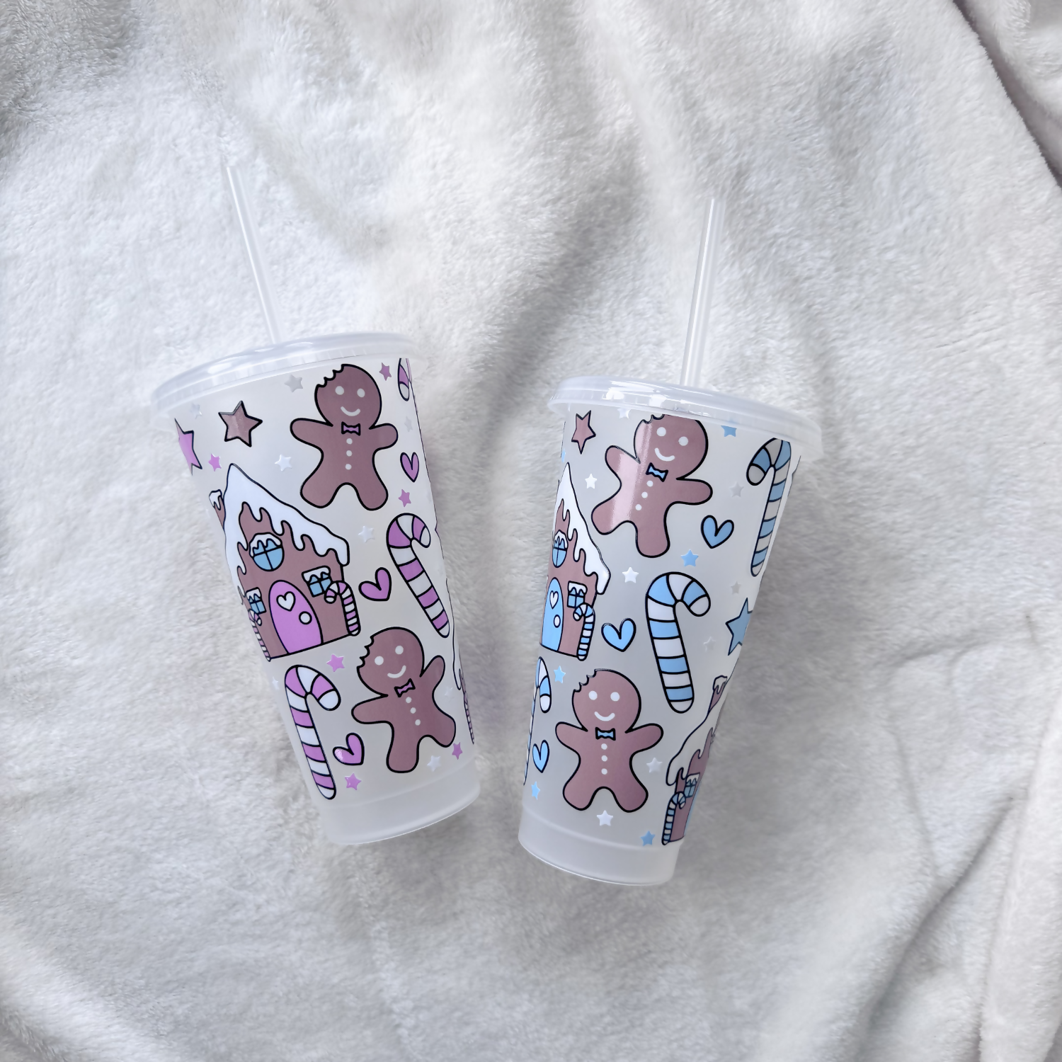 Gingerbread Christmas 24oz Cold Cup