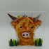Fused Glass Highland Cow Tealight