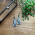 Lovely Silver Plated Crow Earrings